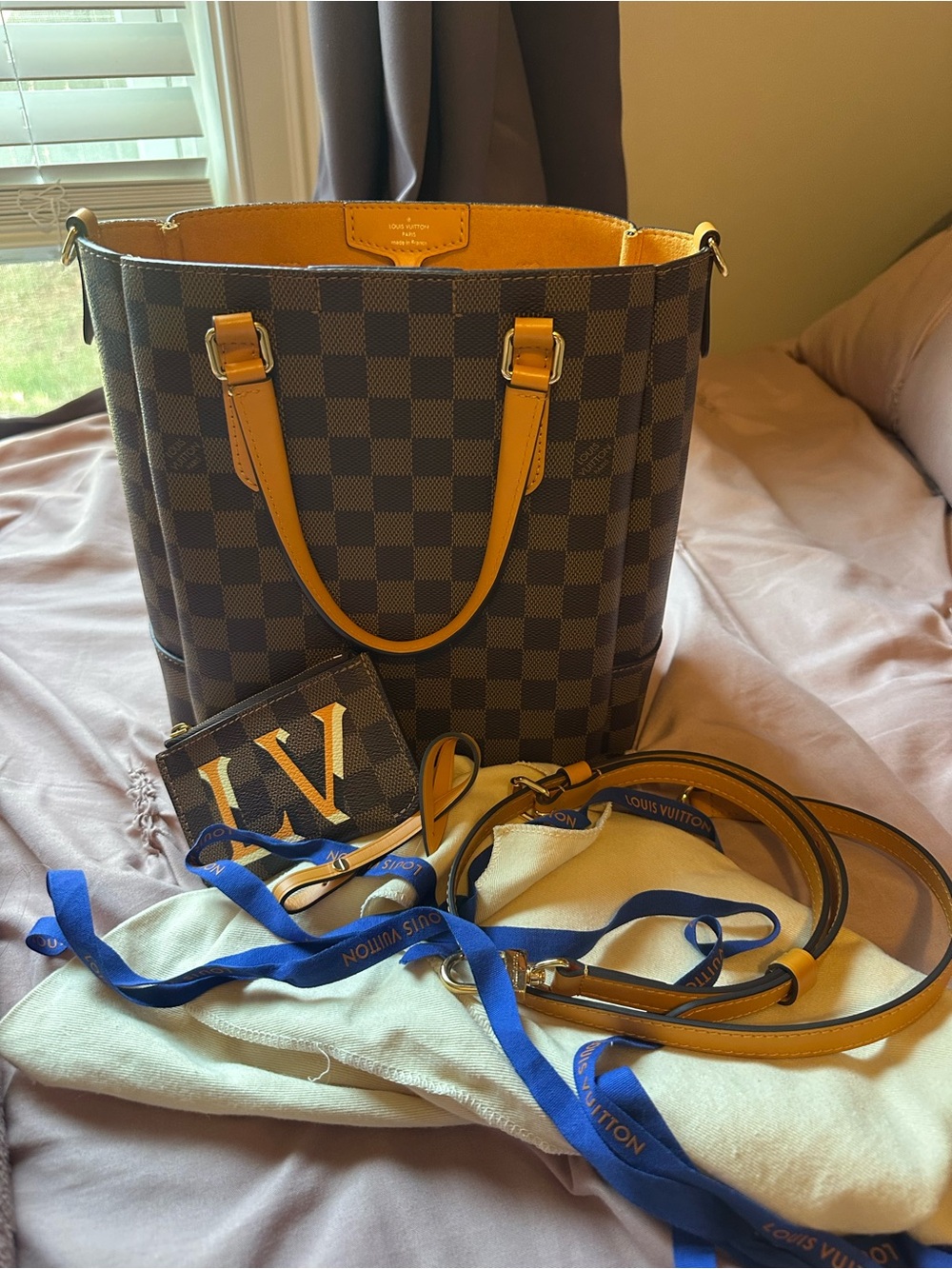 Louis Vuitton Belmont PM Saffron Like New Rare